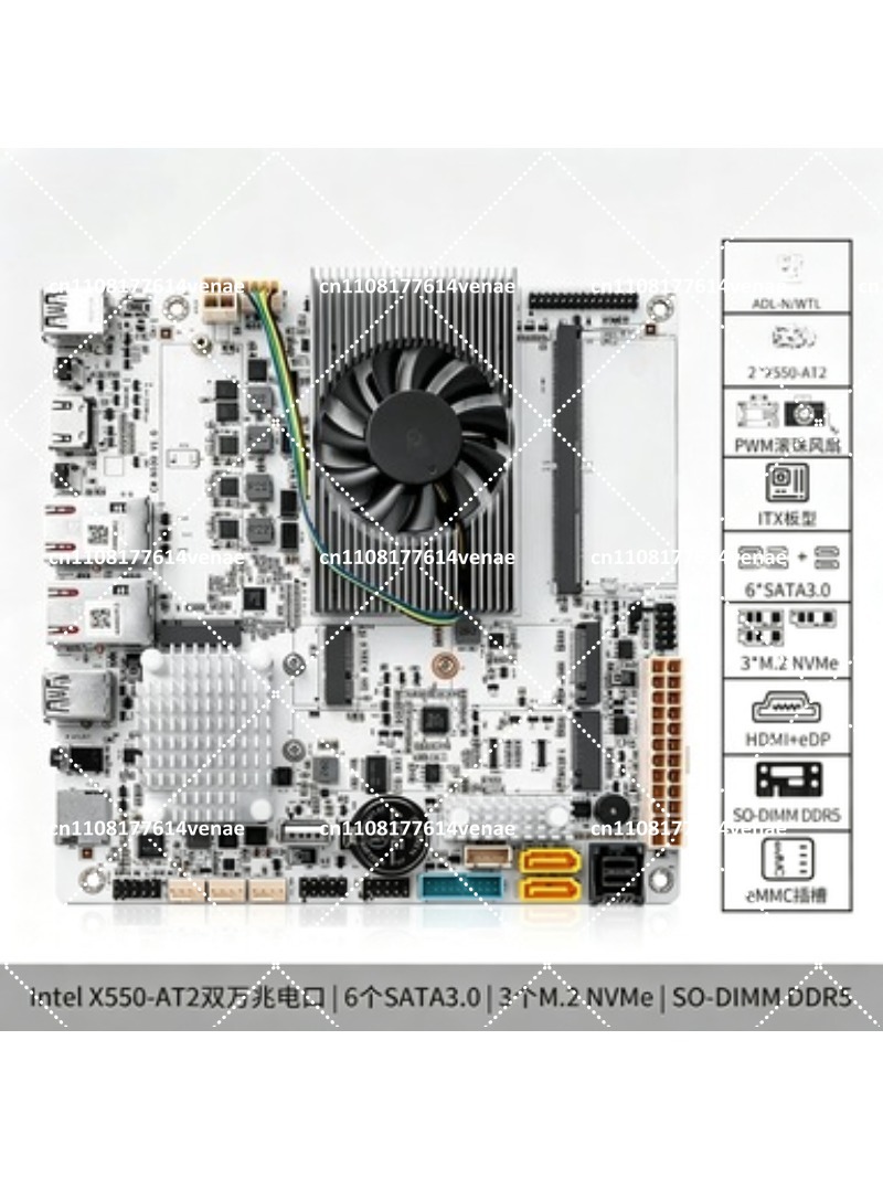 NAS Anakart 8 Bölmeli, N100 N1 - Nas Motherboard 8 Sata Mini Itx incelemesi ve fiyatı
