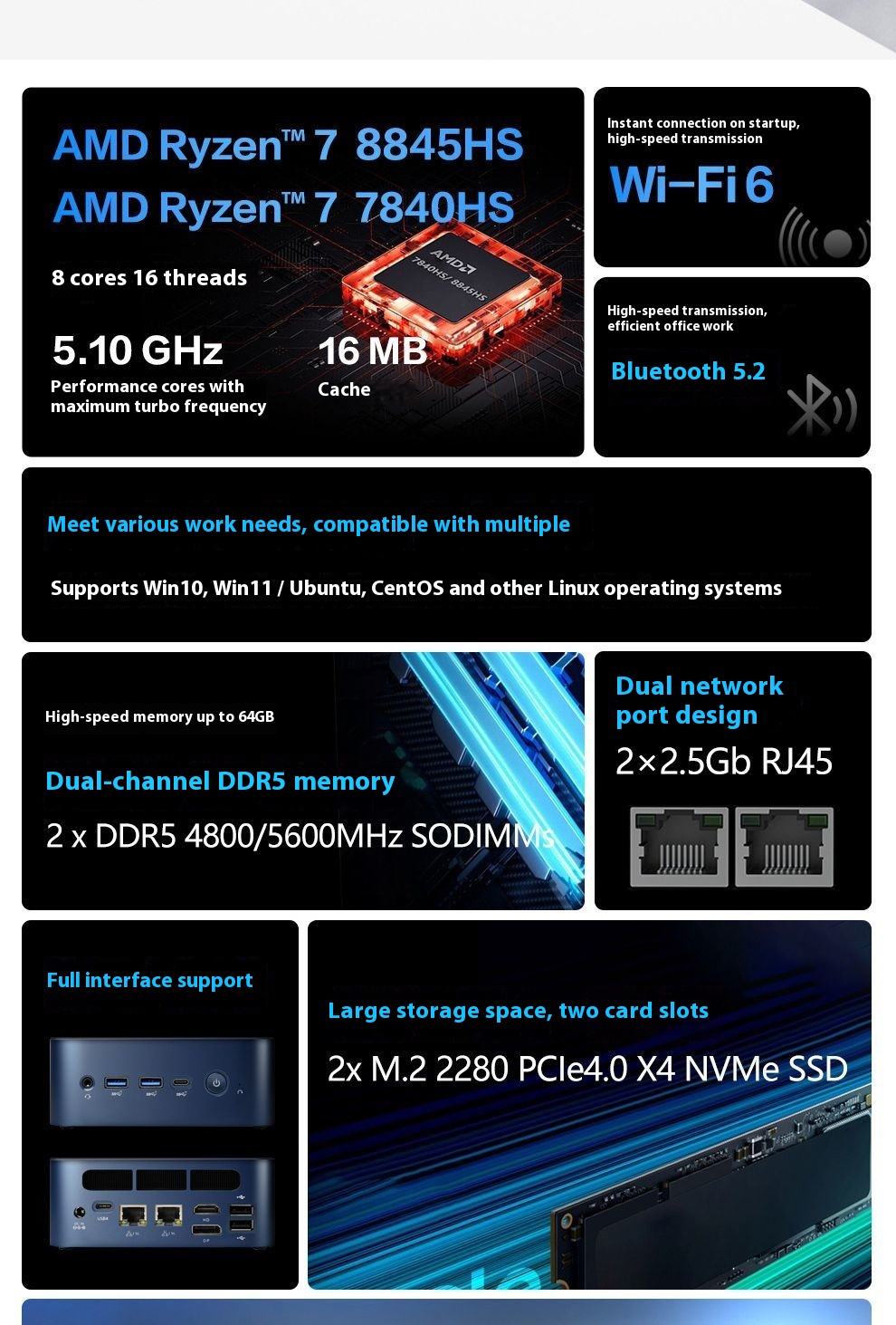 SZBOX S78/S88 Ryzen 7 7840HS/8 - Amd Ryzen 7 7840Hs Mini Pc incelemesi ve fiyatı