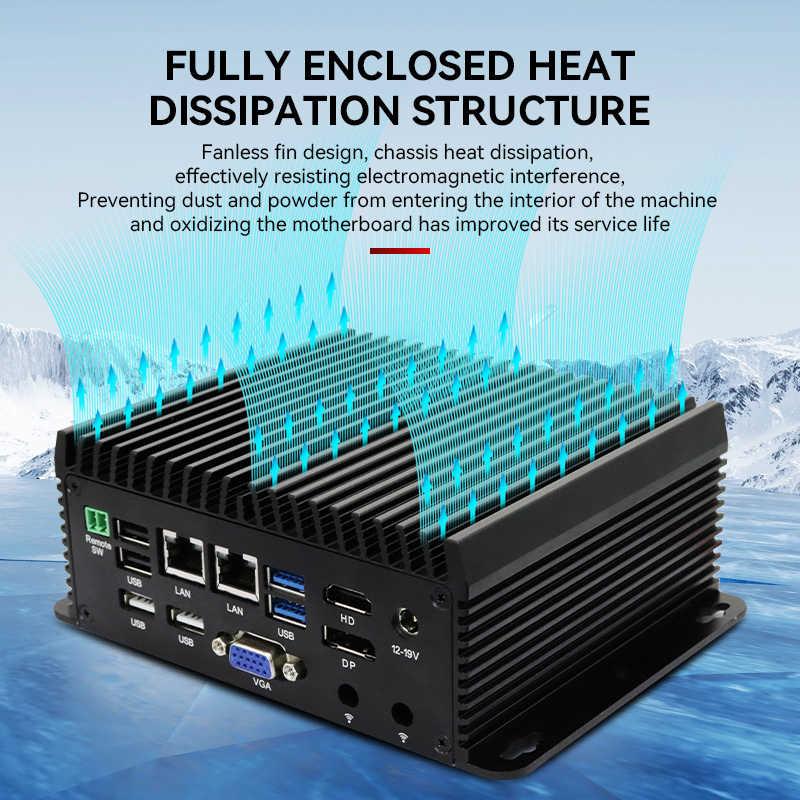 Dört Çekirdekli N95 N97 Mini B - Fanless Industrial Pc Rs485 Core I7 incelemesi ve fiyatı