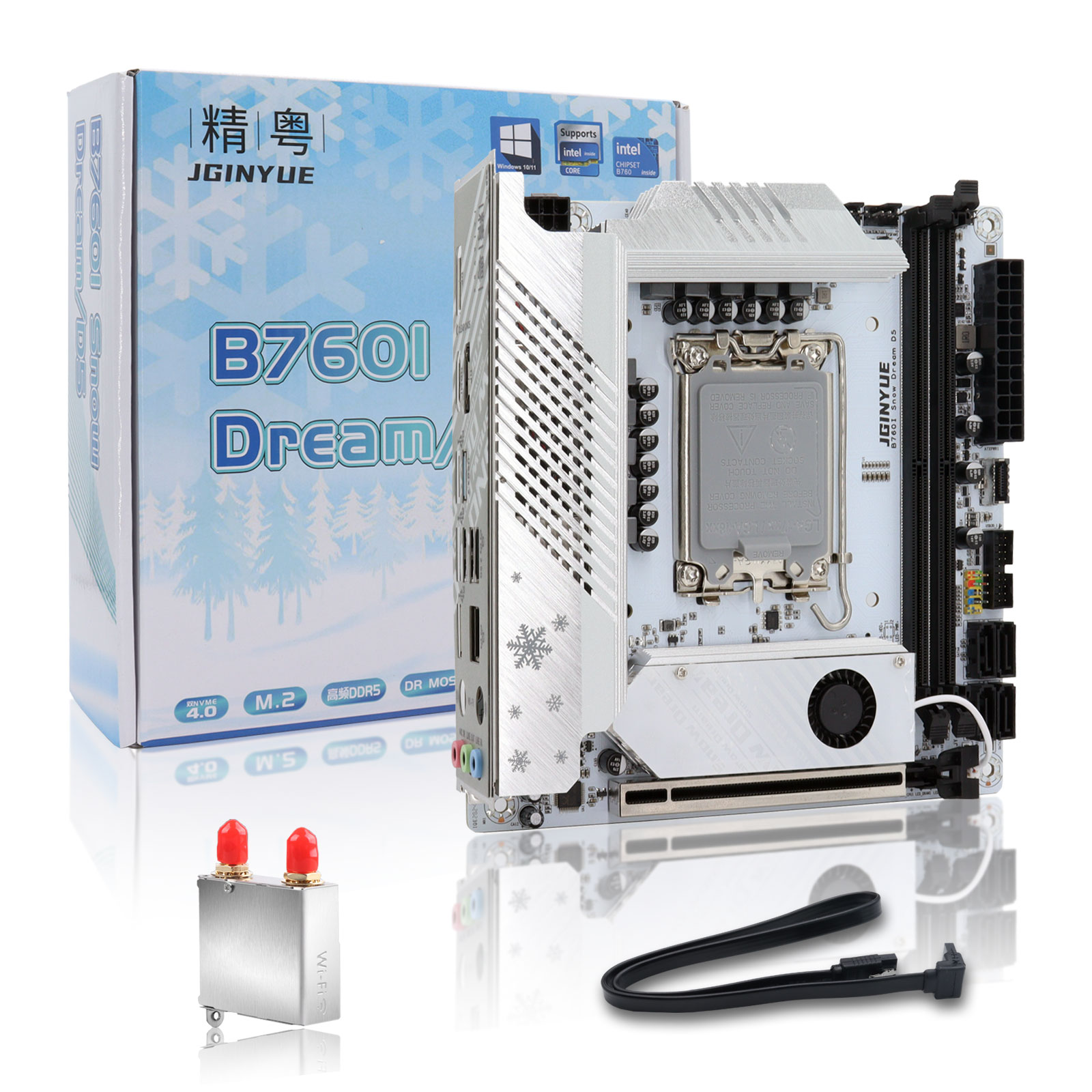 JGINYUE B760 Anakart Mini ITX  - Lga1700 Itx Motherboard Ddr5 incelemesi ve fiyatı