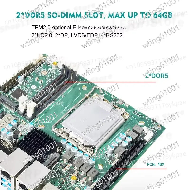 13. Nesil Mini ITX Anakart LGA - Lga1700 Itx Motherboard Ddr5 incelemesi ve fiyatı