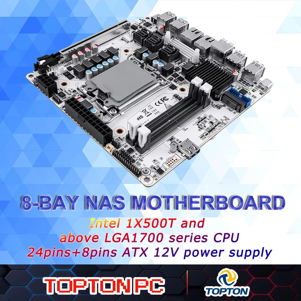 8-Bay NAS Mini ITX Anakart(LGA - Nas Motherboard 8 Sata Mini Itx incelemesi ve fiyatı