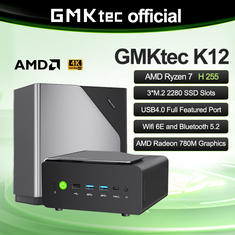 GMKtec K12 Mini Bilgisayar AMD - Oculink Egpu Mini Pc incelemesi ve fiyatı